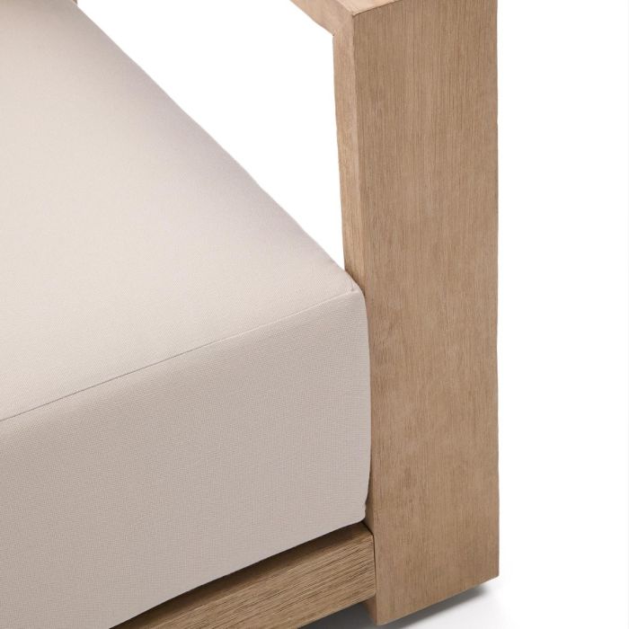 Sillón Madera Acacia Acabado Claro, 99 Cm