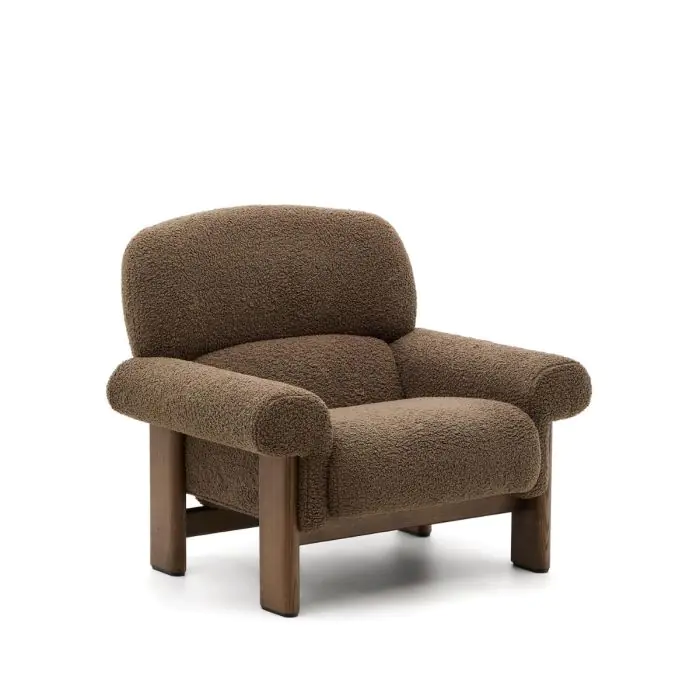 Sillón Nema  Borreguito Marrón 