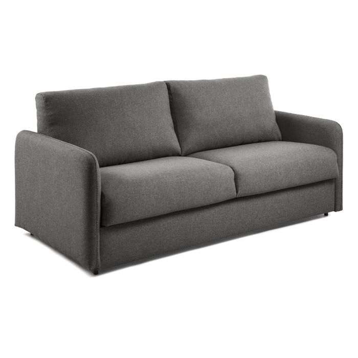 Sofá Cama Kymoon 2 Plazas Tejido Acero Gris
