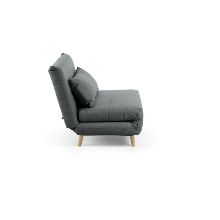 Sofá Cama Gris Oscuro Relax, 107 Cm