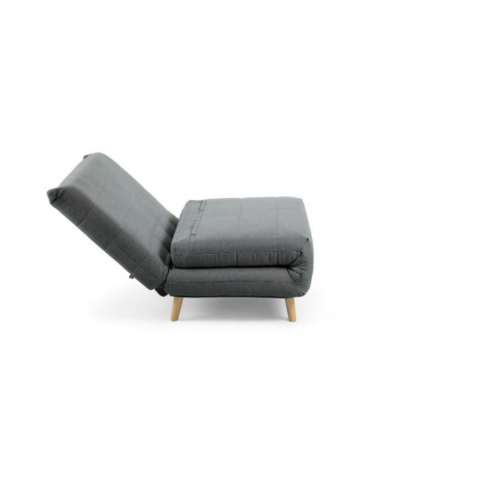 Sofá Cama Gris Oscuro Relax, 107 Cm