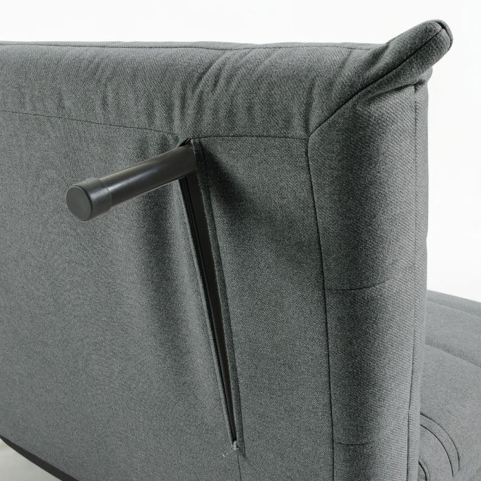 Sofá Cama Gris Oscuro Relax, 107 Cm