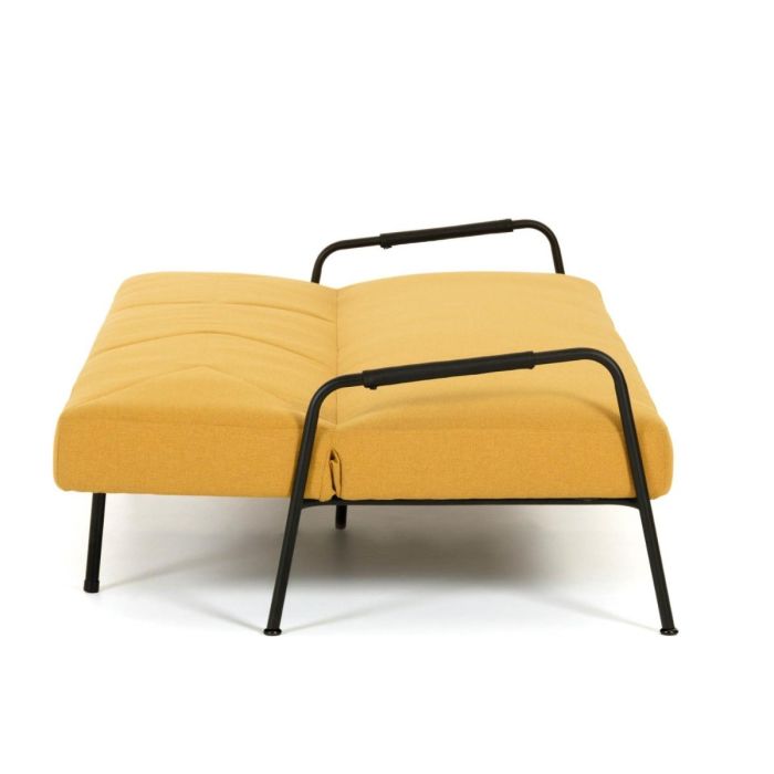 Sofá Cama Moderno Mostaza 3 Plazas