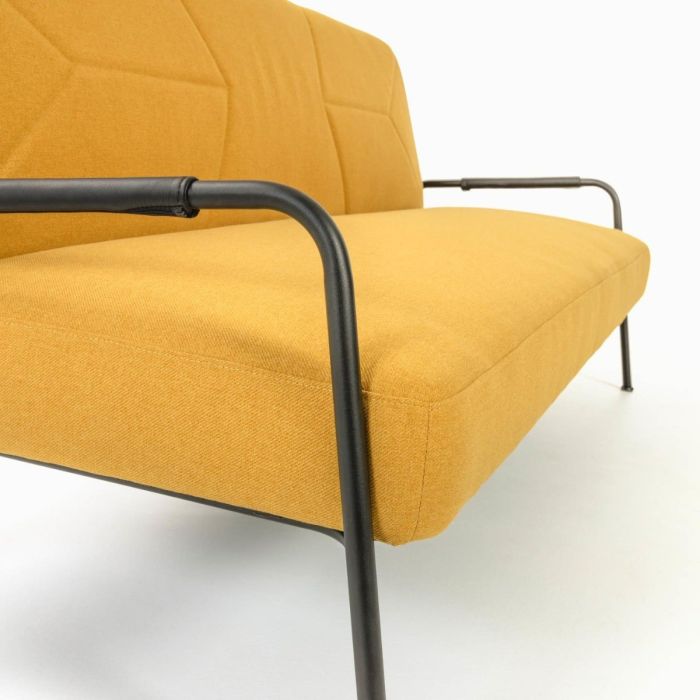 Sofá Cama Moderno Mostaza 3 Plazas