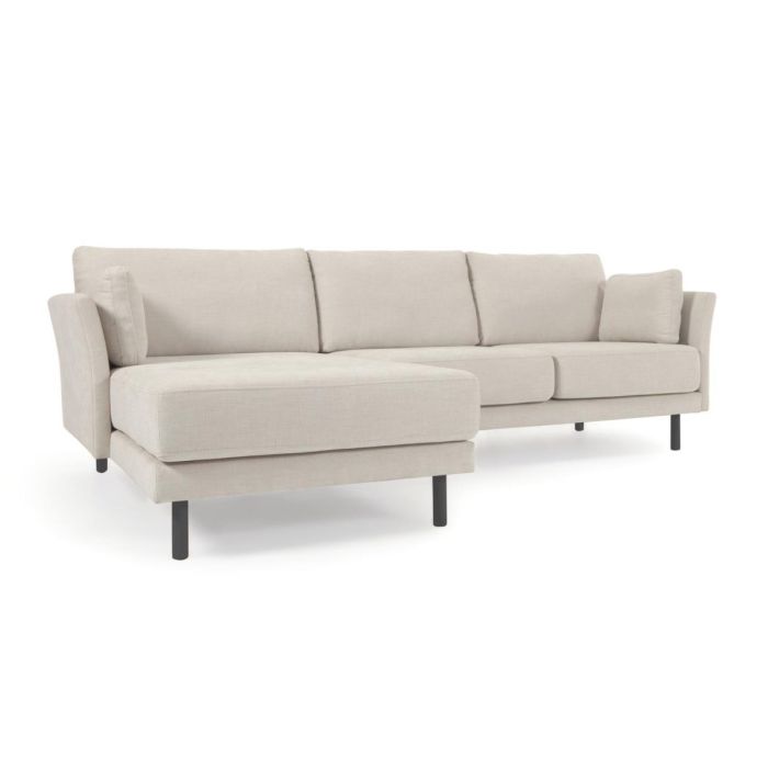 Sofá Chaise Longue Gilma Tapizado Tejido Madera Pino 