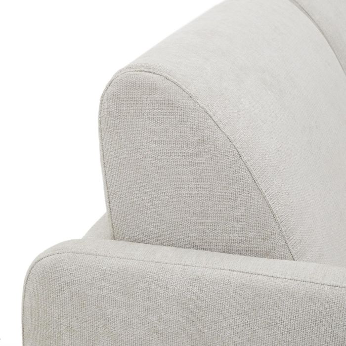 Sofá Cama 2 Plazas Chenilla Gris Perla, 184 Cm