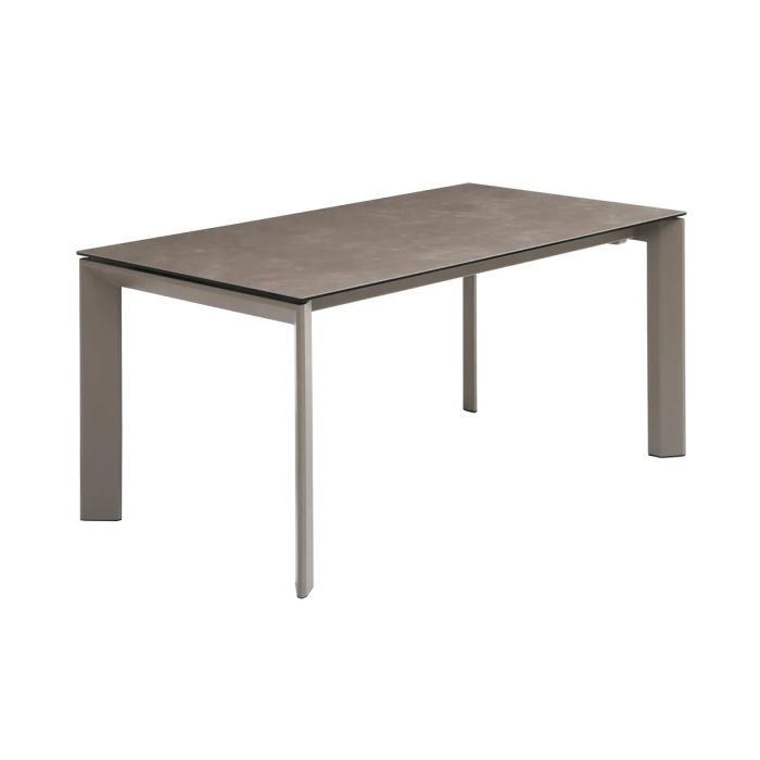 Mesa Comedor Extensible Cerámica Gris, 160/240 Cm