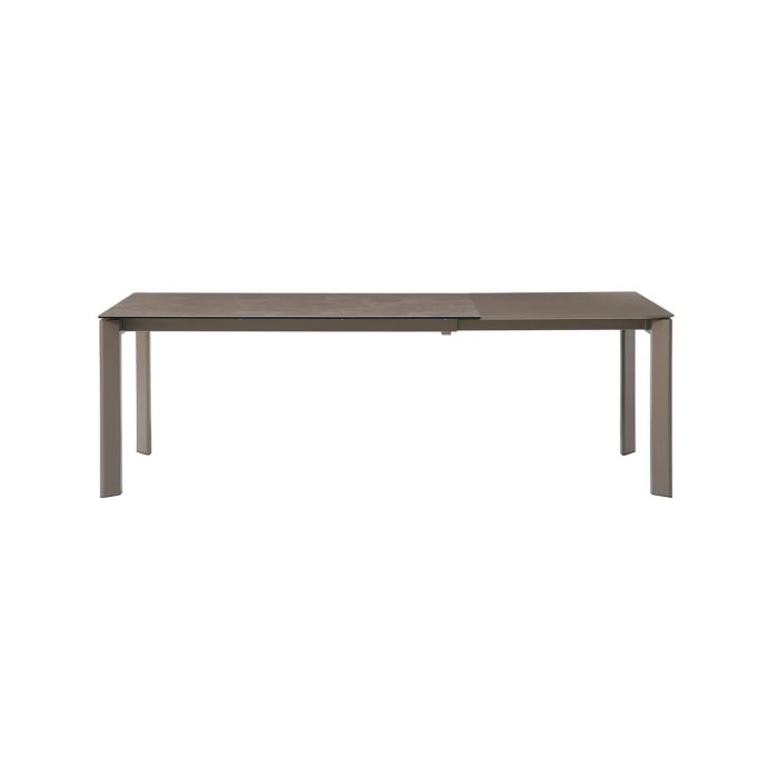 Mesa Comedor Extensible Cerámica Gris, 160/240 Cm