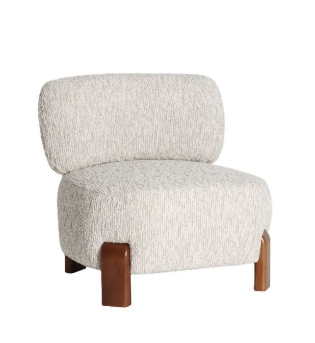 Sillón tejido beige