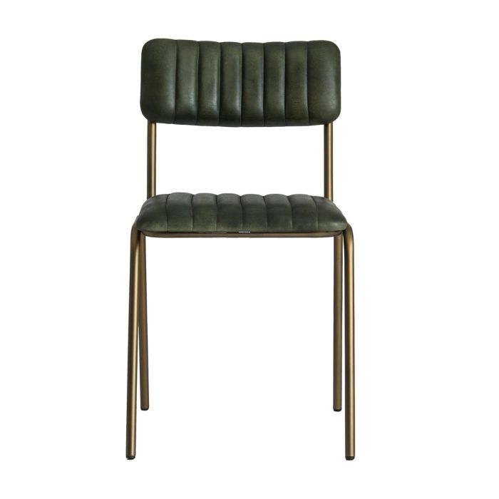 Silla Vintage Chadron Verde /Oro Viejo