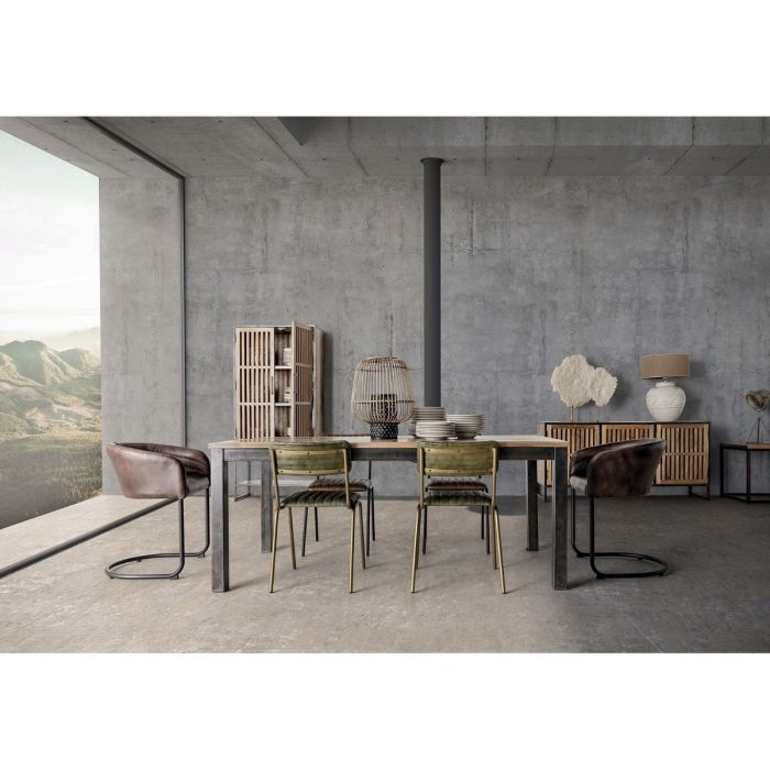 Silla Vintage Chadron Verde /Oro Viejo