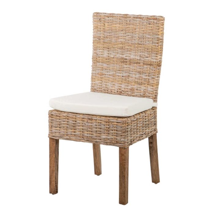 Silla Ratán Estilo Tropical, 98 Cm