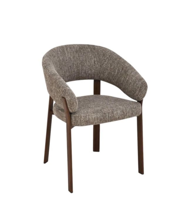 Silla chenilla beige