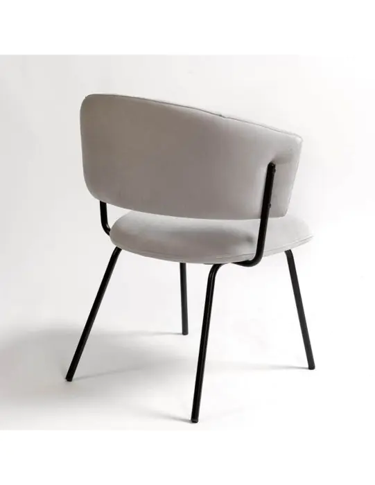 Silla Tapizada Blanco Vex