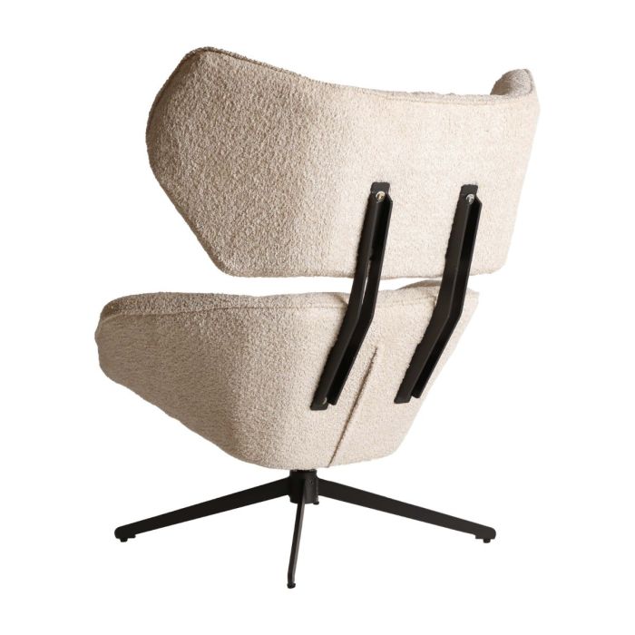 Sillón Giratorio Bouclé Privas, 86 Cm