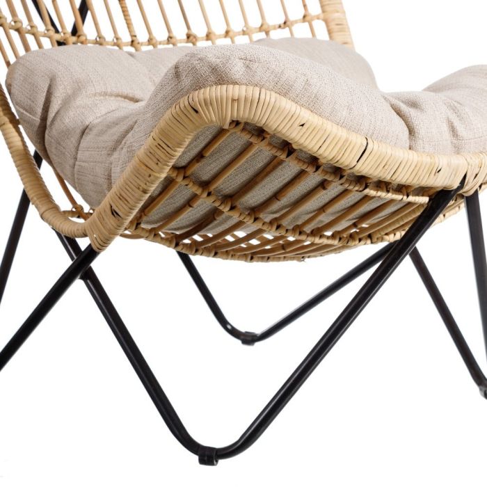 Sillón Tropical Mimbre/Ratán Natural