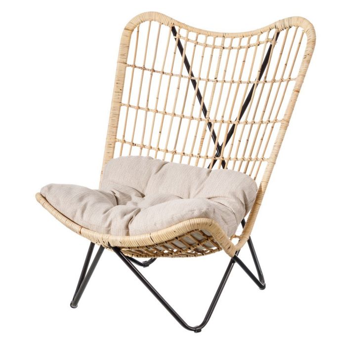 Sillón Tropical Mimbre/Ratán Natural