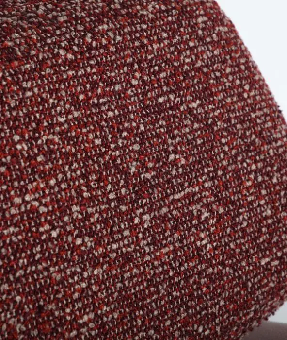 Sillón Tankah Tejido Rojo Metal Rojo, 77 Cm