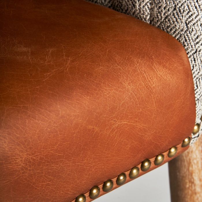 Sillón Neive Vintage Piel Madera