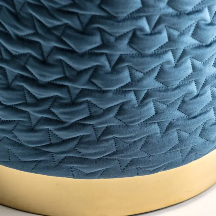 Sillón Art Decó Azul/Oro
