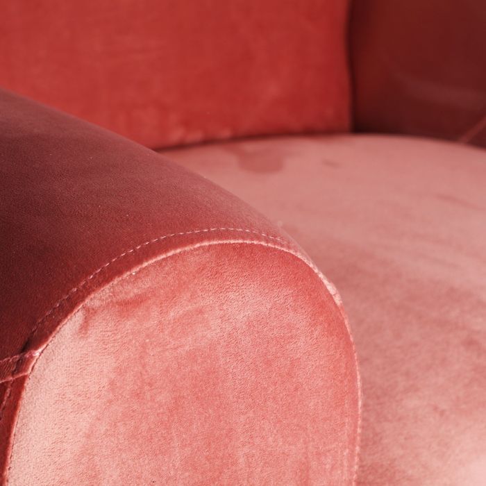 Sillón Art Decó Thou Precioso Terciopelo Rosa Palo