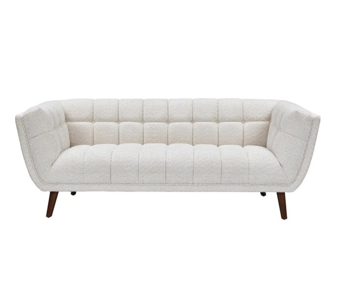 Sofá Beryl 3 Plazas Bouclé Beige