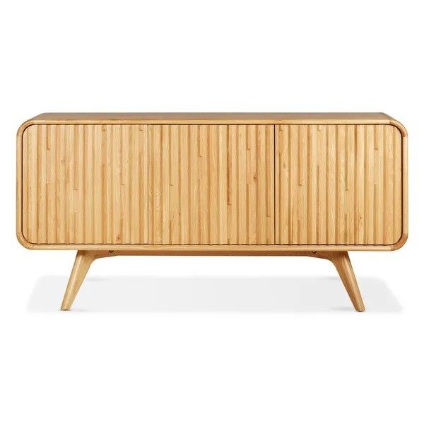 Aparador Bajo Nórdico Sublime 3 Puertas, 165 Cm