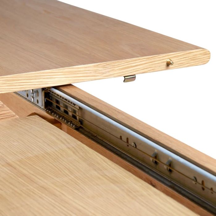 Mesa Comedor Extensible Roble Natural, 180 Cm