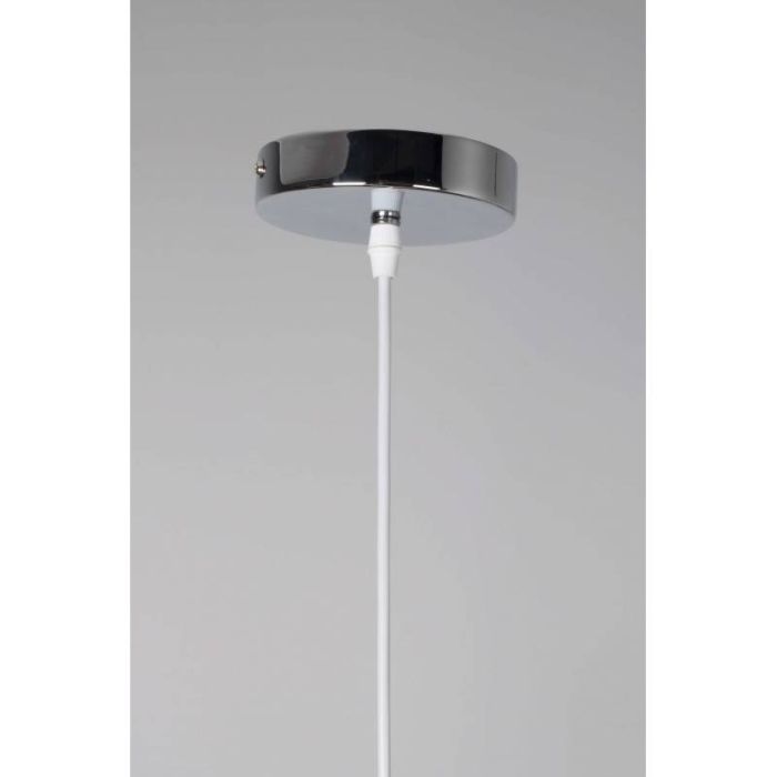 Lámpara de Techo Cuerda Hierro Blanco, 130 Cm