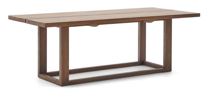 Mesa Comedor Madera Maciza Teca, 220 x 100 Cm