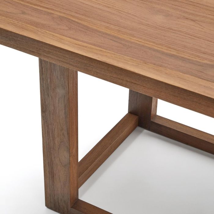 Mesa Comedor Madera Maciza Teca, 220 x 100 Cm
