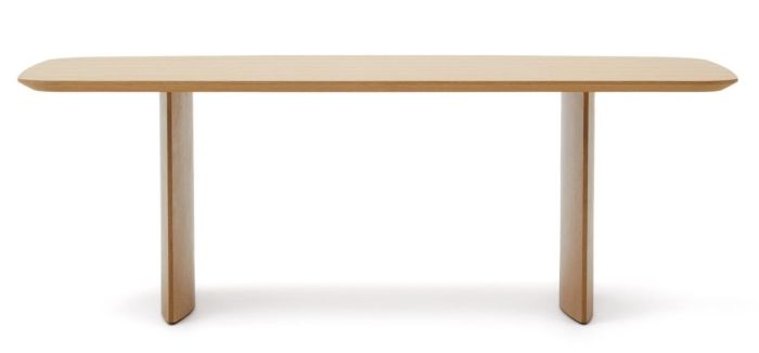 Mesa Comedor Chapa Roble Natural, 240 Cm