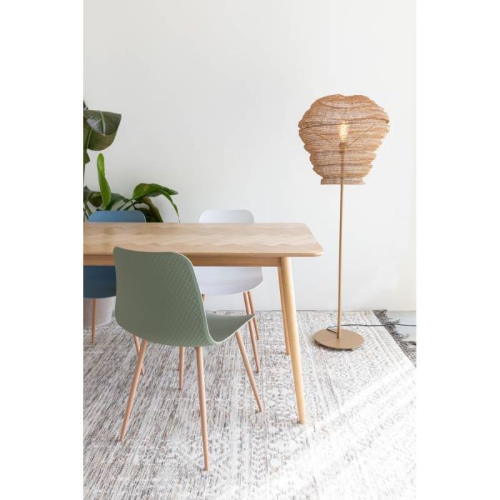 Mesa Comedor Chapa Roble Natural, 180 Cm
