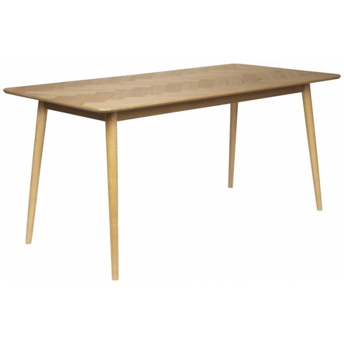 Mesa Comedor Rectangular Fabio Estilo Nórdico-Moderno, 160 Cm