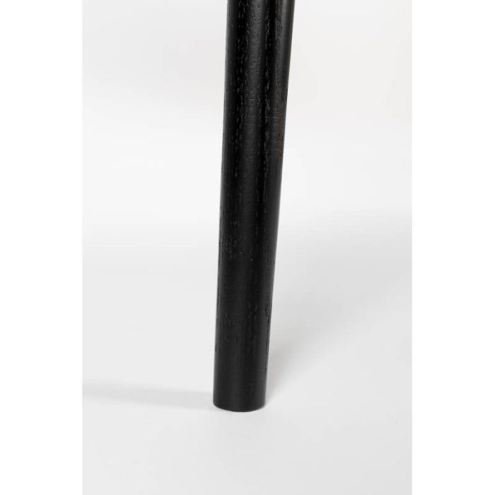 Mesa Comedor Rectangular Madera Roble Negro, 160 Cm