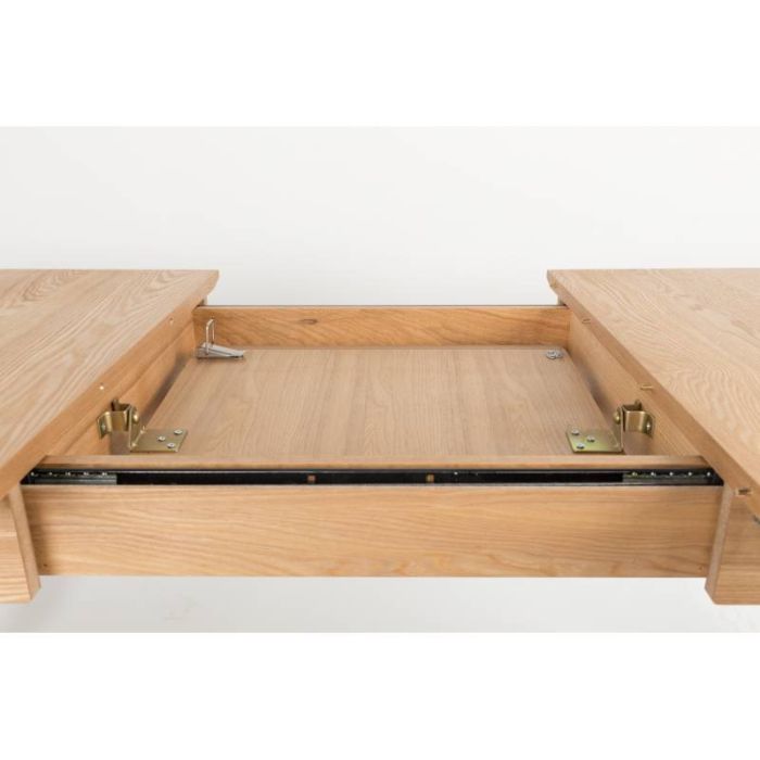 Mesa Comedor Extensible Acabado Roble,120/162 Cm