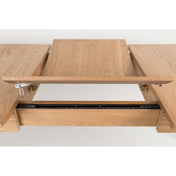 Mesa Comedor Extensible Acabado Roble,120/162 Cm