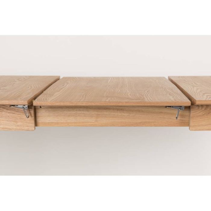 Mesa Comedor Extensible Acabado Roble,120/162 Cm