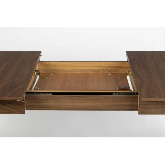 Mesa Comedor Extensible Acabado Nogal,180/240 Cm