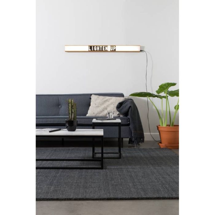 Mesa Centro Mármol Macizo Metal, 90 Cm