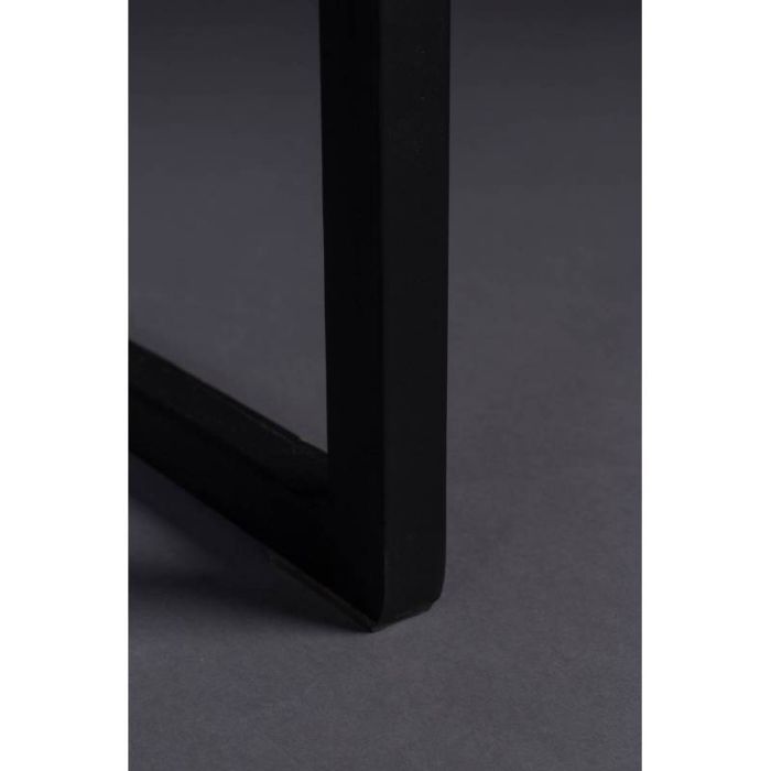 Mesa Centro Madera Mango Marrón Hierro Negro, 110 Cm