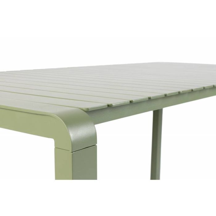 Mesa Jardín Vondel Estilo Moderno Aluminio Verde, 168'5 Cm