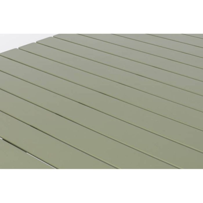 Mesa Jardín Vondel Estilo Moderno Aluminio Verde, 168'5 Cm