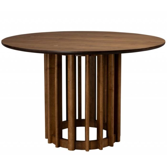 Mesa de Comedor Barlet Chapa Madera Nogal, 120 Cm