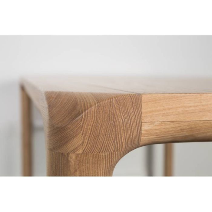 Mesa de Comedor Estilo Nórdico Madera Natural, 180 Cm