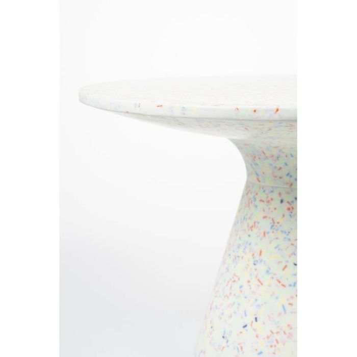 Mesa Centro Exterior Terrazo Multicolor, 50 Cm