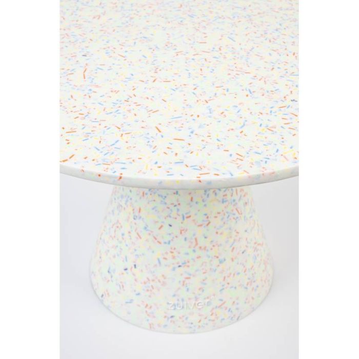 Mesa Centro Exterior Terrazo Multicolor, 50 Cm