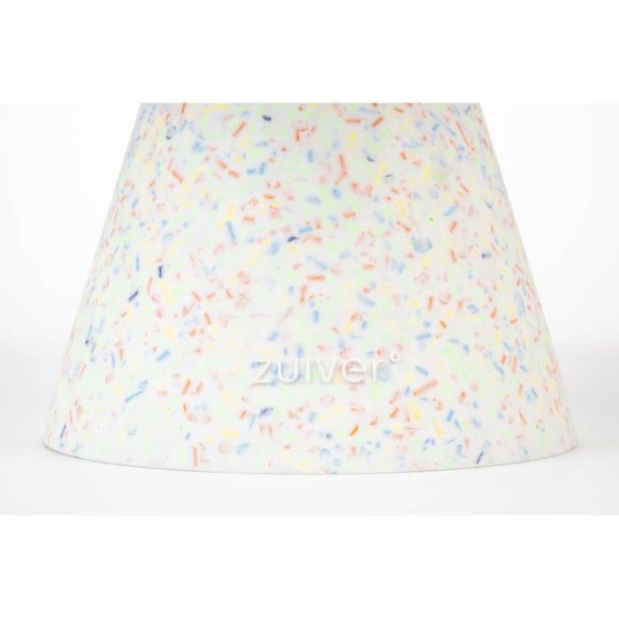 Mesa Centro Exterior Terrazo Multicolor, 50 Cm