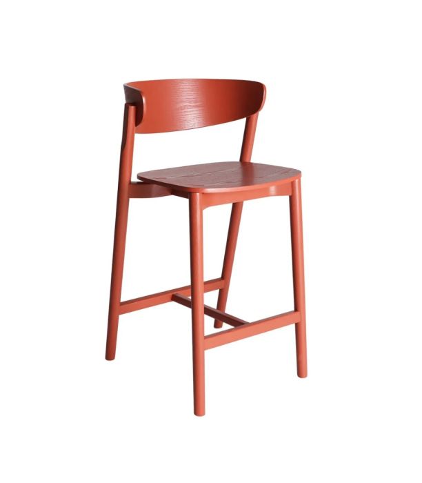 Taburete rojo Moderno