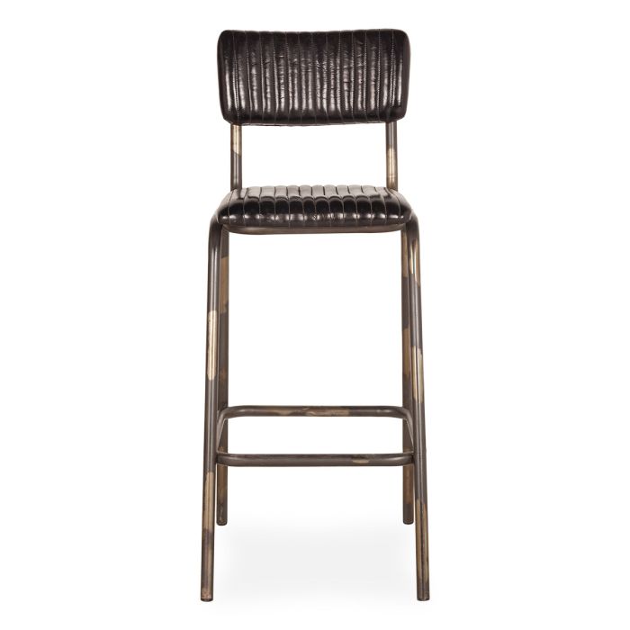 Taburete Romina Negro/Gris